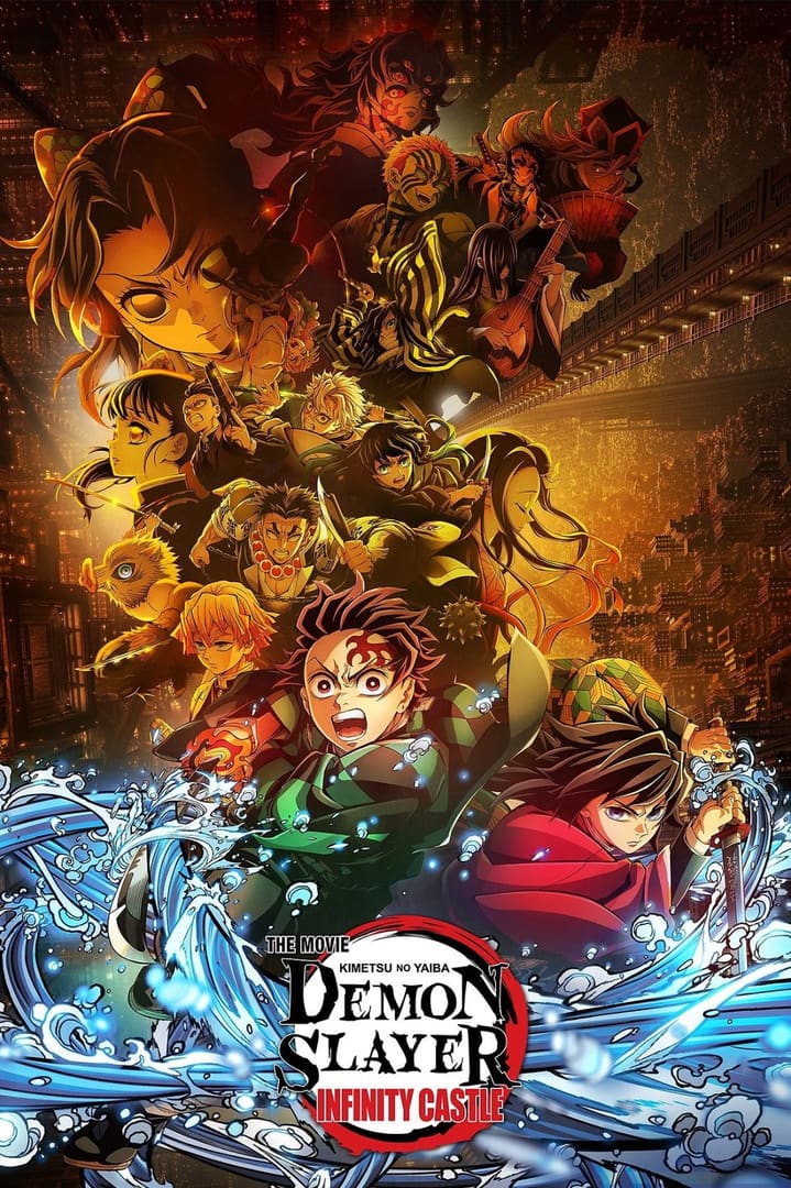 Poster za anime Kimetsu no Yaiba Movie 1: Mugenjou-hen – Akaza Sairai - gledaj na Balkanime