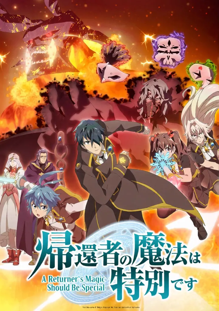 Poster za anime Kikansha no Mahou wa Tokubetsu desu 2nd Season - gledaj na Balkanime